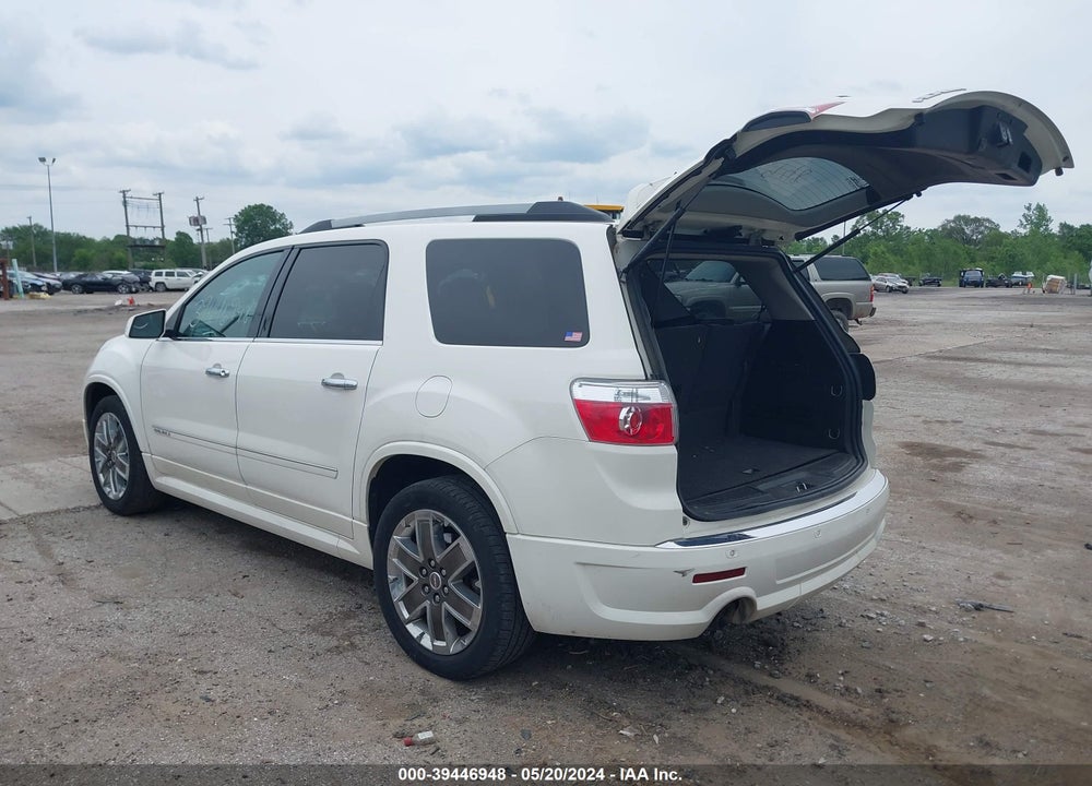 2011 GMC ACADIA DENALI VIN: 1GKKRTEDXBJ320472