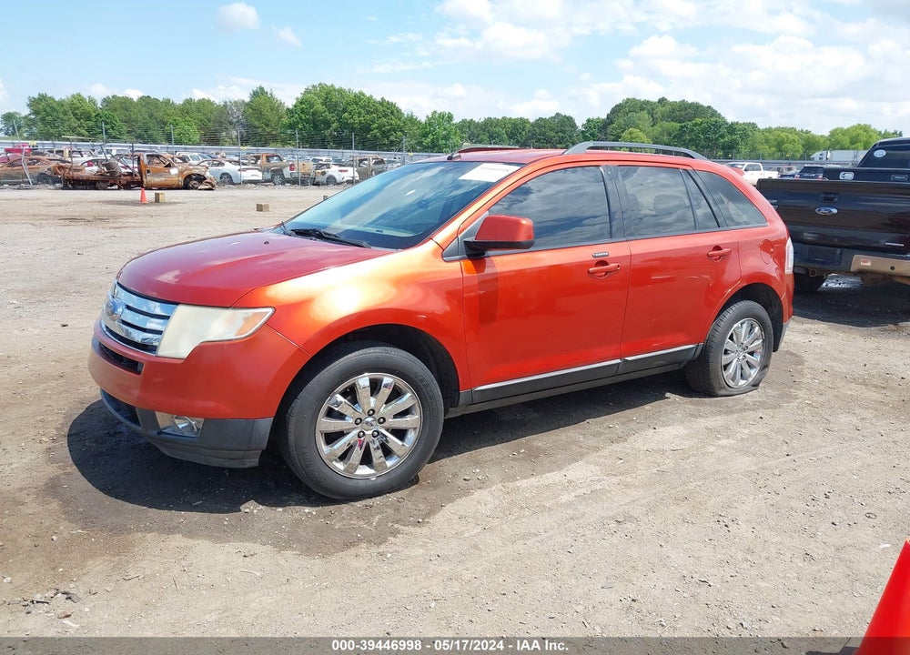 2007 FORD EDGE SEL VIN: 2FMDK38C57BA45287