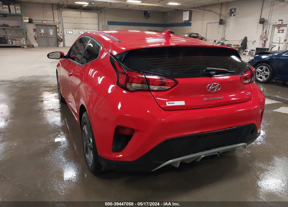 2019 HYUNDAI VELOSTER 2.0 VIN: KMHTG6AFXKU010623