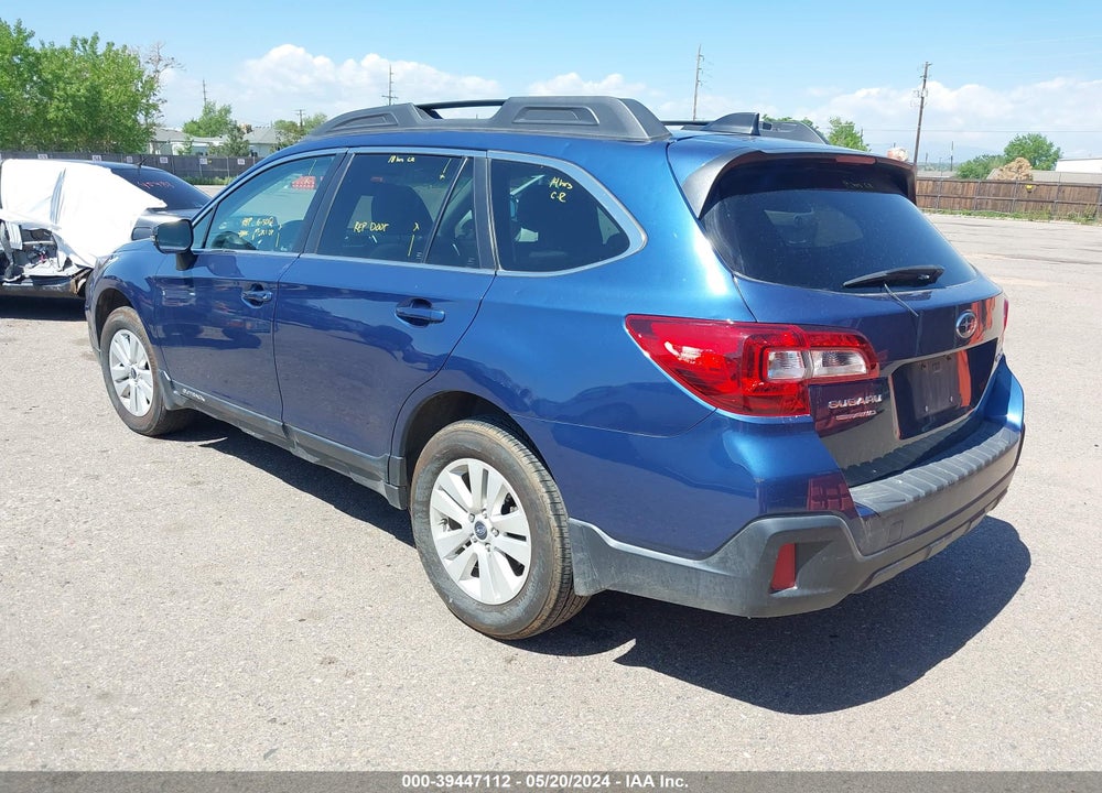 2019 SUBARU OUTBACK 2.5I PREMIUM VIN: 4S4BSAHC9K3200444
