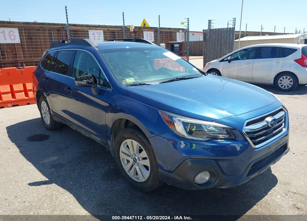 2019 SUBARU OUTBACK 2.5I PREMIUM VIN: 4S4BSAHC9K3200444