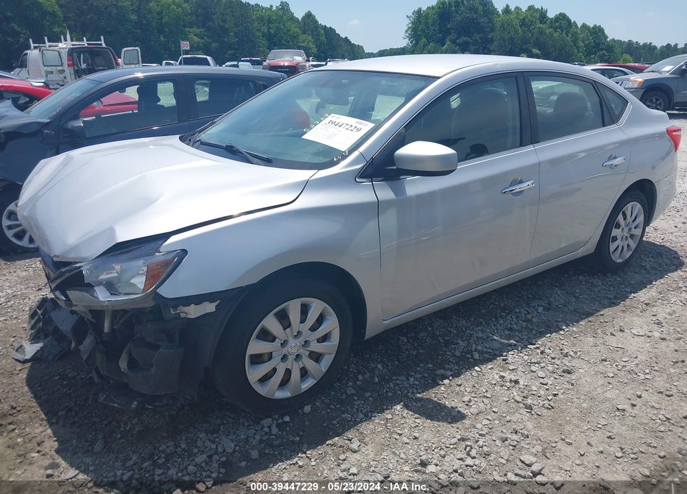 2017 NISSAN SENTRA SV VIN: 3N1AB7AP0HL695049