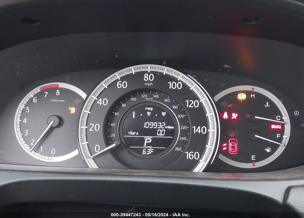 2015 HONDA ACCORD EX-L VIN: 1HGCR2F82FA091420
