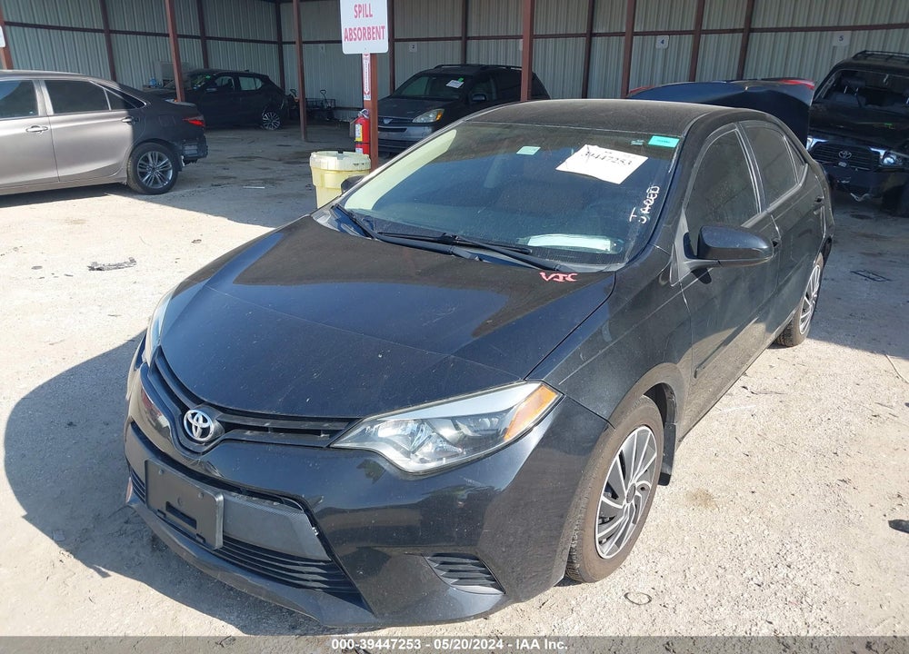 2014 TOYOTA COROLLA LE VIN: 5YFBURHEXEP108947
