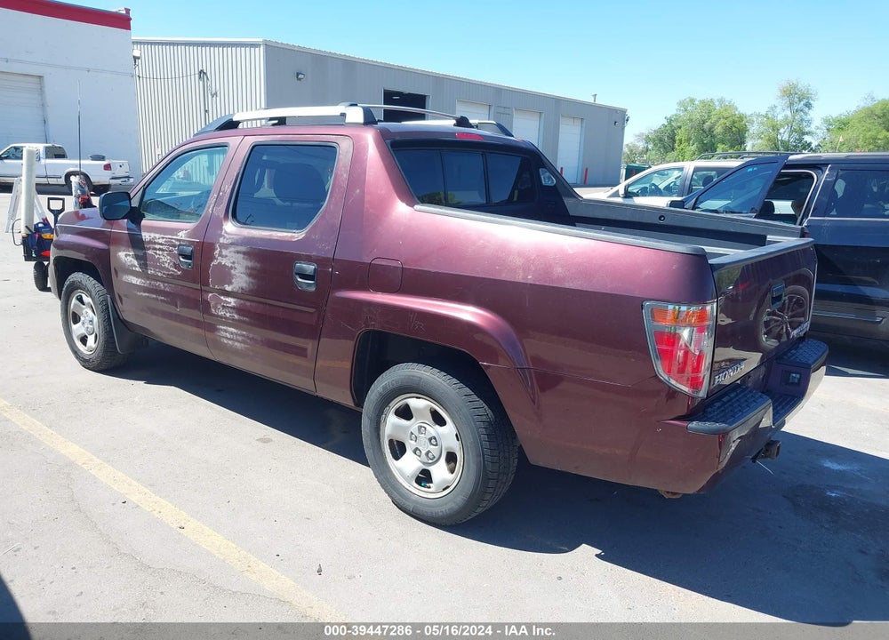 2008 HONDA RIDGELINE RT VIN: 2HJYK16248H526159
