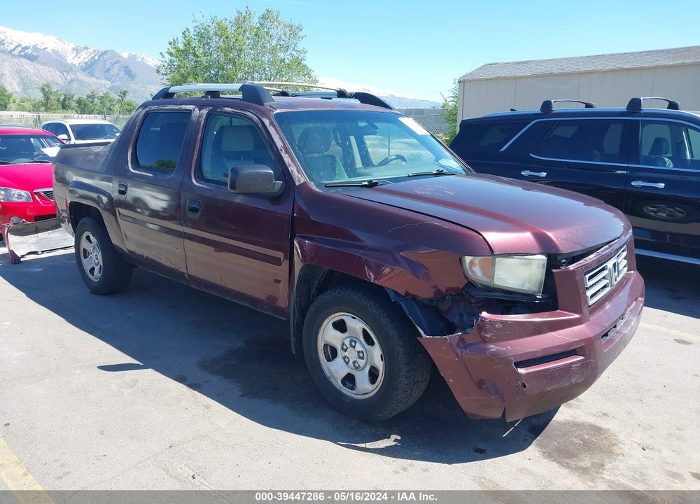 2008 HONDA RIDGELINE RT VIN: 2HJYK16248H526159