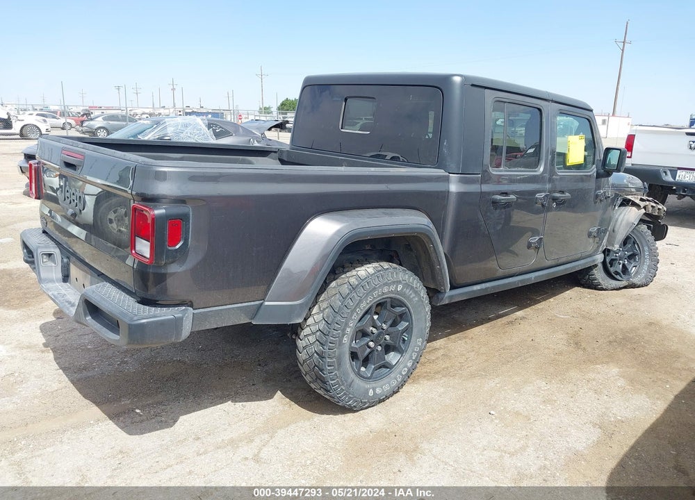 2022 JEEP GLADIATOR WILLYS 4X4 VIN: 1C6HJTAG8NL134118