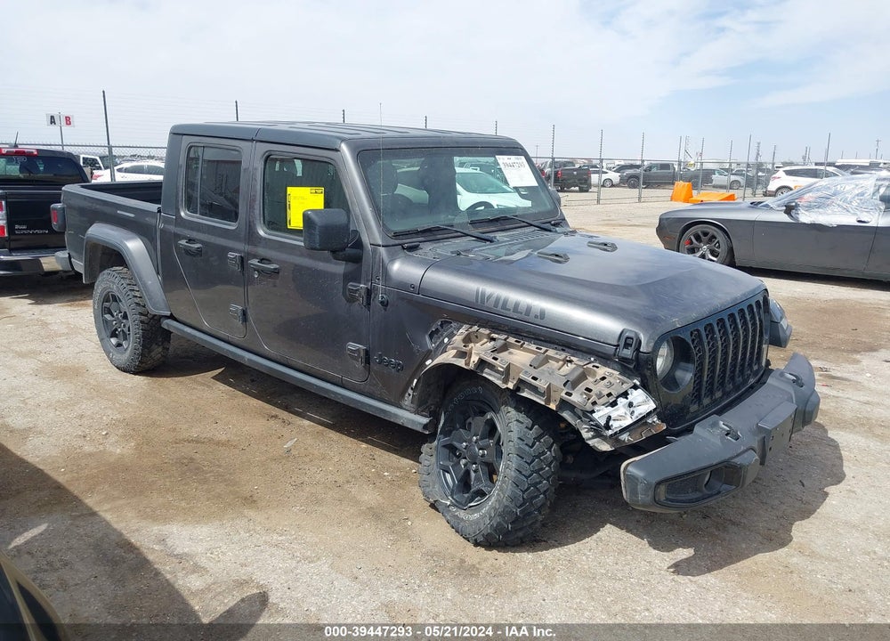 2022 JEEP GLADIATOR WILLYS 4X4 VIN: 1C6HJTAG8NL134118