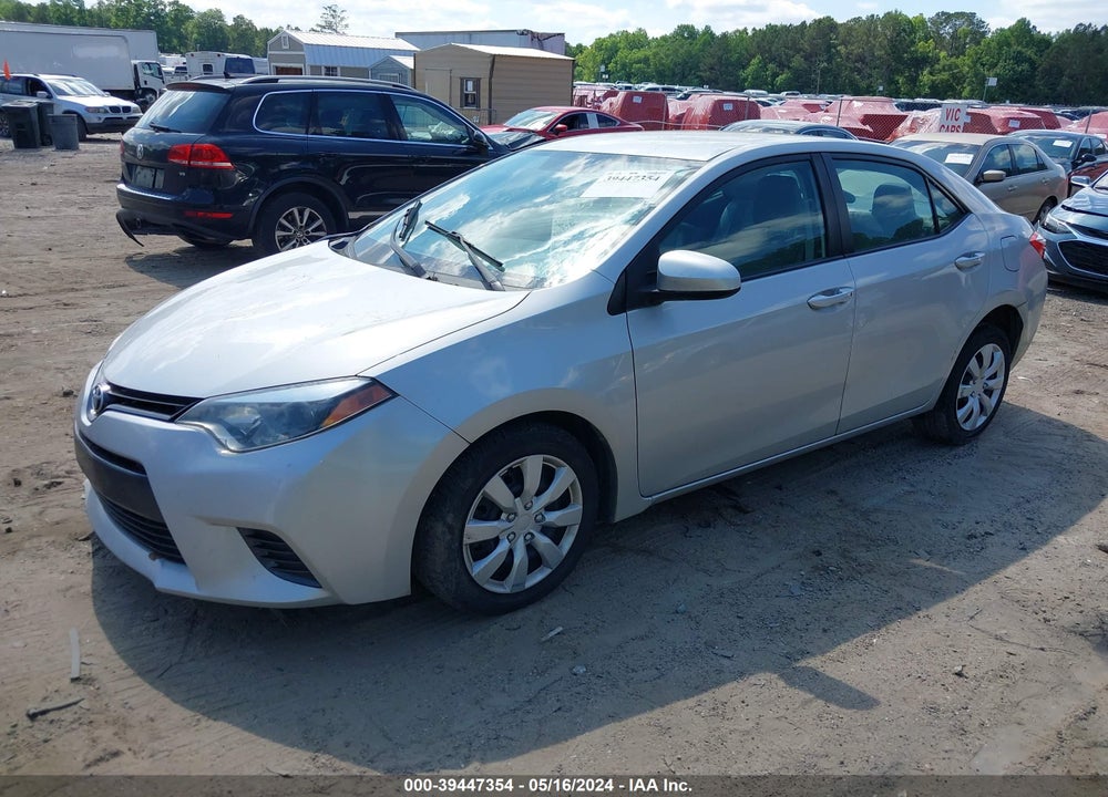 2016 TOYOTA COROLLA LE VIN: 2T1BURHE6GC671187