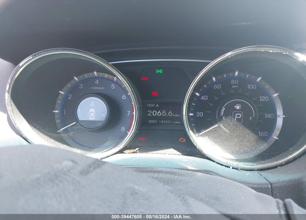 2013 HYUNDAI SONATA GLS VIN: 5NPEB4ACXDH692101