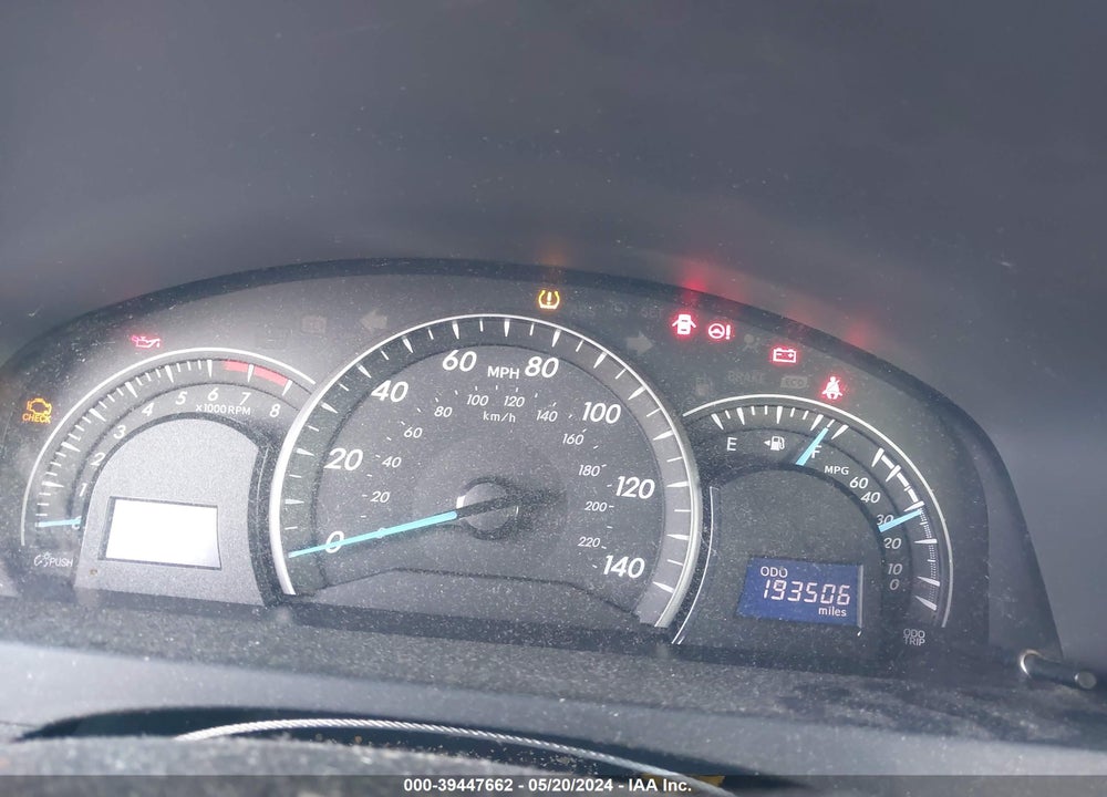 2012 TOYOTA CAMRY LE VIN: 4T4BF1FK9CR238756
