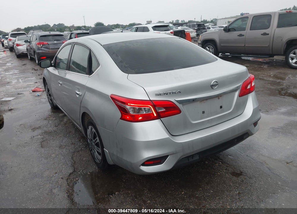 2016 NISSAN SENTRA S VIN: 3N1AB7AP4GY312327