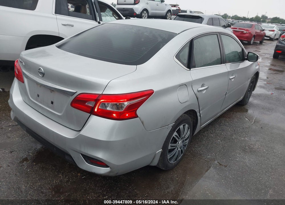 2016 NISSAN SENTRA S VIN: 3N1AB7AP4GY312327