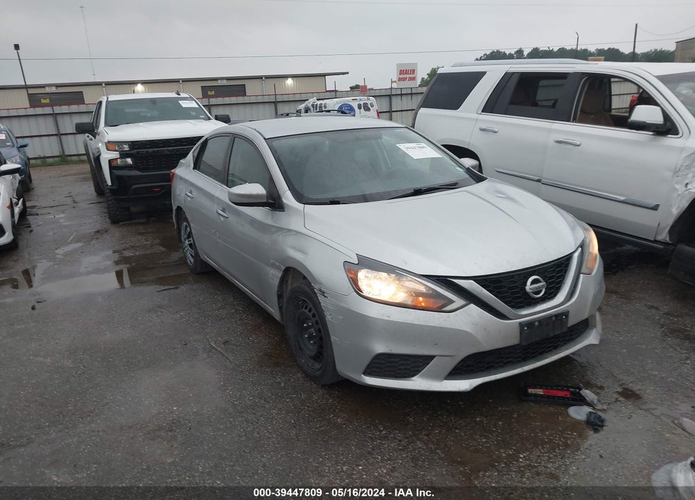 2016 NISSAN SENTRA S VIN: 3N1AB7AP4GY312327