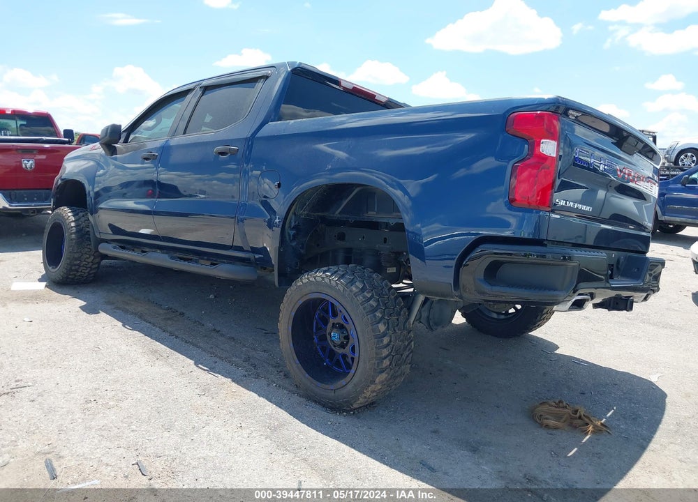 2020 CHEVROLET SILVERADO 1500 4WD SHORT BED CUSTOM TRAIL BOSS VIN: 3GCPYCEF7LG101865