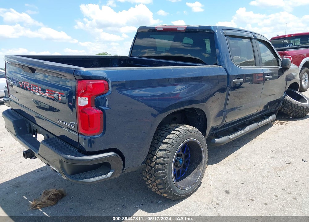 2020 CHEVROLET SILVERADO 1500 4WD SHORT BED CUSTOM TRAIL BOSS VIN: 3GCPYCEF7LG101865