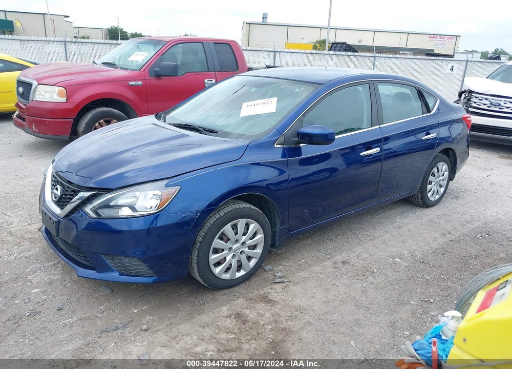 2016 NISSAN SENTRA SV VIN: 3N1AB7AP4GY249973