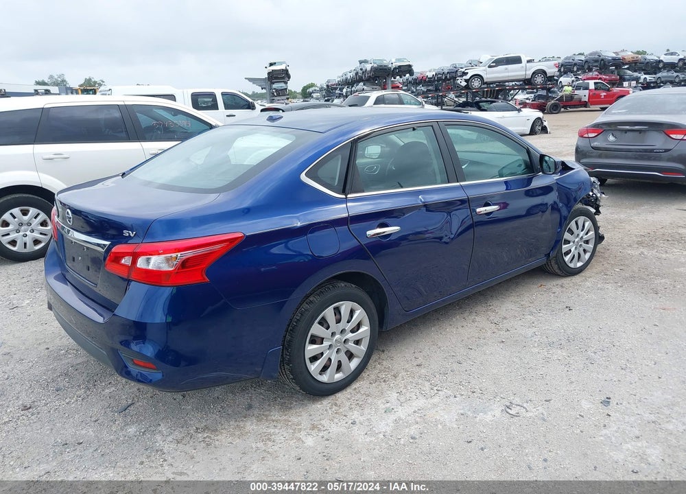 2016 NISSAN SENTRA SV VIN: 3N1AB7AP4GY249973