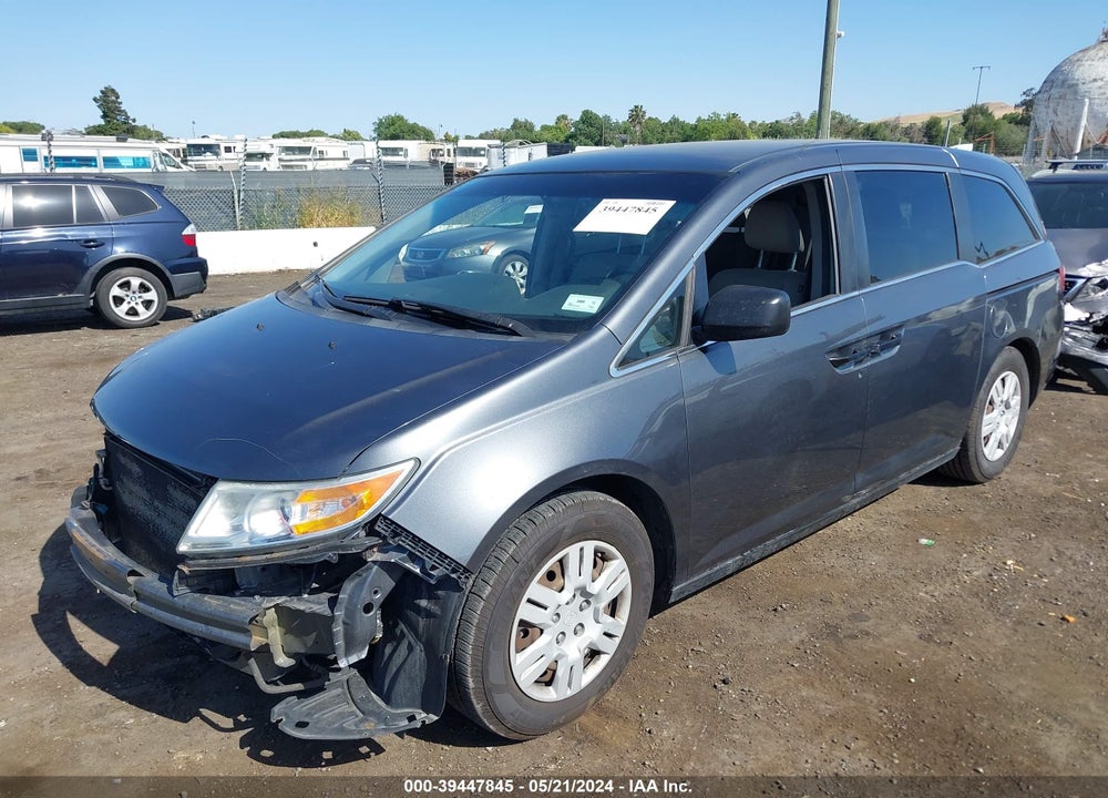 2013 HONDA ODYSSEY LX VIN: 5FNRL5H24DB064227