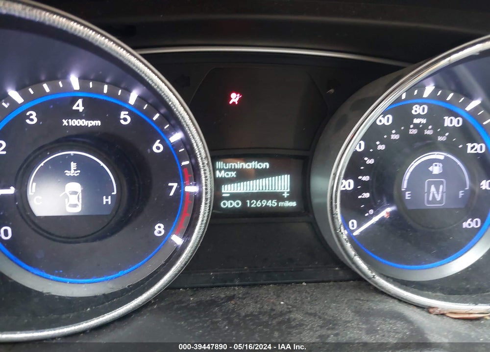 2013 HYUNDAI SONATA GLS VIN: 5NPEB4AC3DH787731