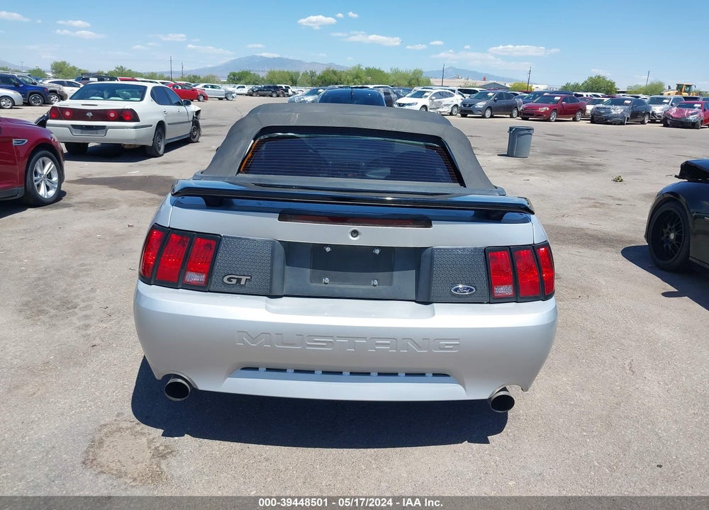 2000 FORD MUSTANG GT VIN: 1FAFP45X4YF108025