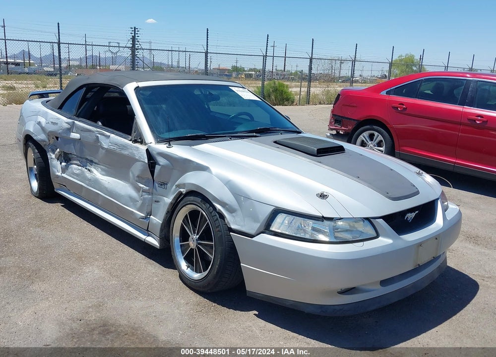 2000 FORD MUSTANG GT VIN: 1FAFP45X4YF108025