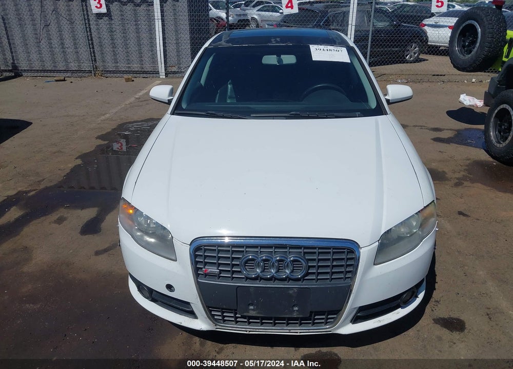 2008 AUDI A4 2.0T/2.0T SPECIAL EDITION VIN: WAUDF78E98A163645