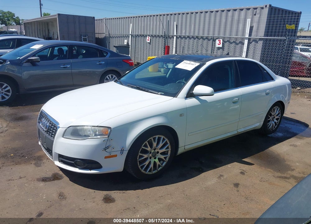 2008 AUDI A4 2.0T/2.0T SPECIAL EDITION VIN: WAUDF78E98A163645