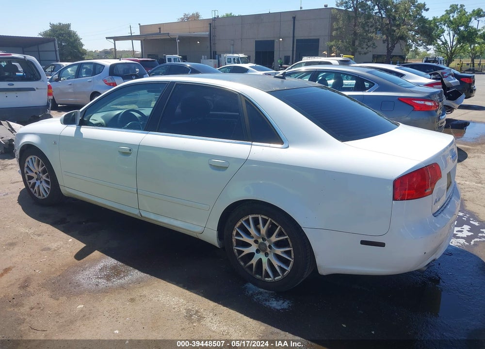2008 AUDI A4 2.0T/2.0T SPECIAL EDITION VIN: WAUDF78E98A163645