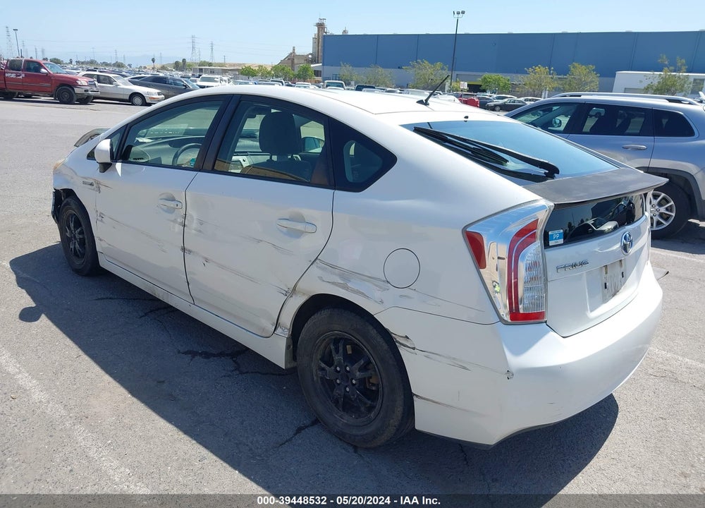 2012 TOYOTA PRIUS VIN: JTDKN3DU5C5474574