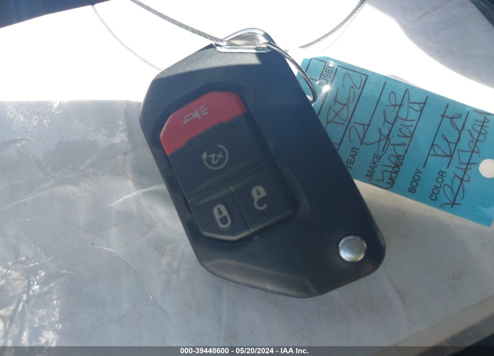 2021 JEEP GLADIATOR VIN: 1C6HJTAGXML563307