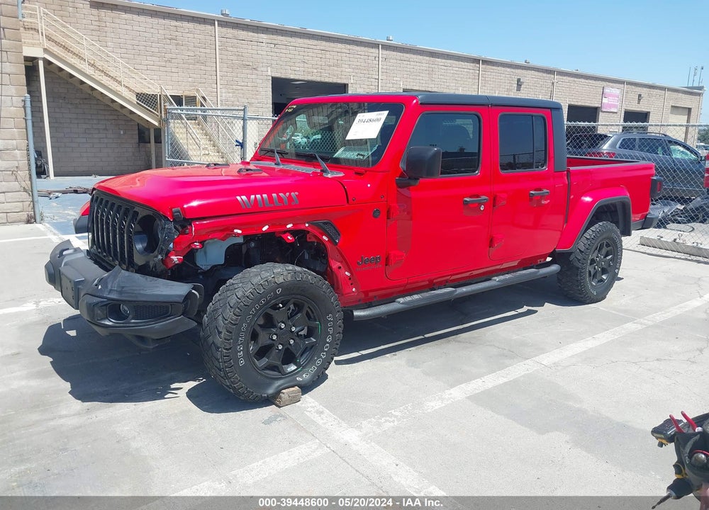 2021 JEEP GLADIATOR VIN: 1C6HJTAGXML563307