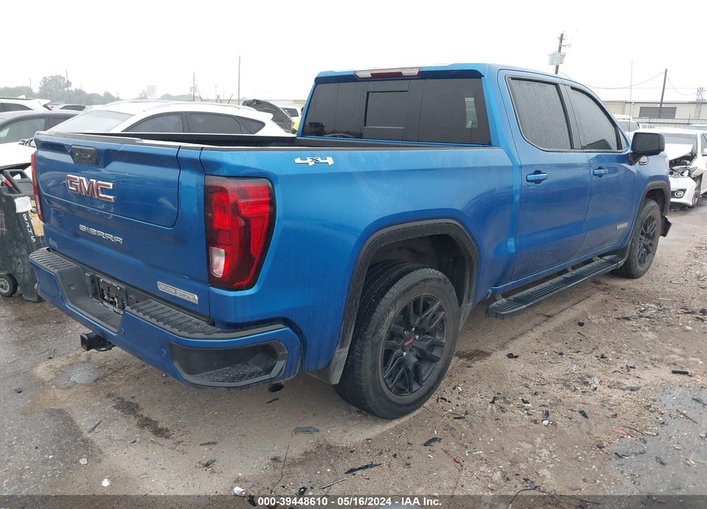 2022 GMC SIERRA 1500 4WD SHORT BOX ELEVATION WITH 3SB VIN: 3GTUUCED5NG543379