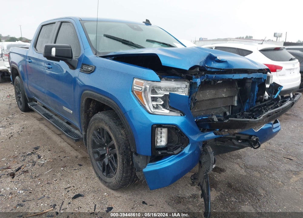 2022 GMC SIERRA 1500 4WD SHORT BOX ELEVATION WITH 3SB VIN: 3GTUUCED5NG543379