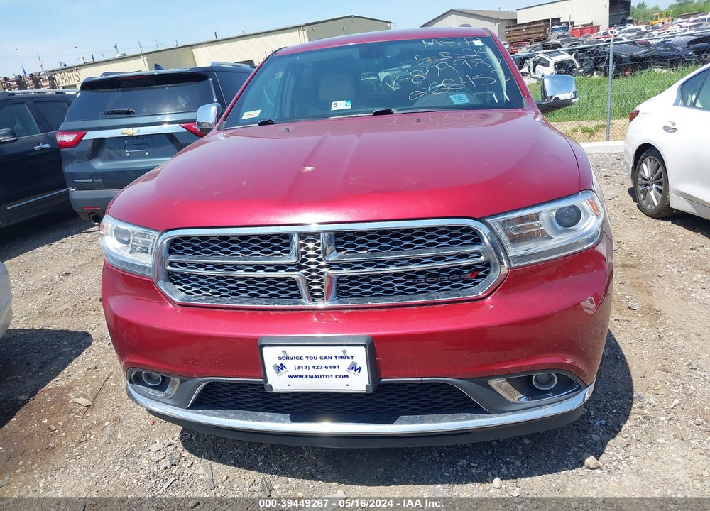 2015 DODGE DURANGO CITADEL VIN: 1C4RDJEG8FC879987