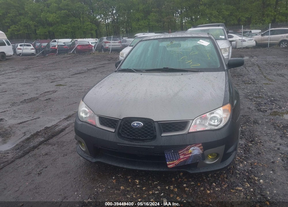 2006 SUBARU IMPREZA SEDAN VIN: JF1GD67626G524840