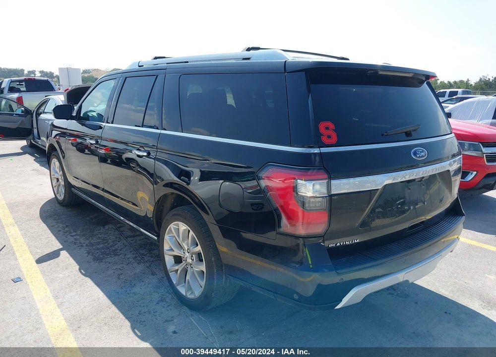 2019 FORD EXPEDITION MAX PLATINUM VIN: 1FMJK1MT4KEA05843