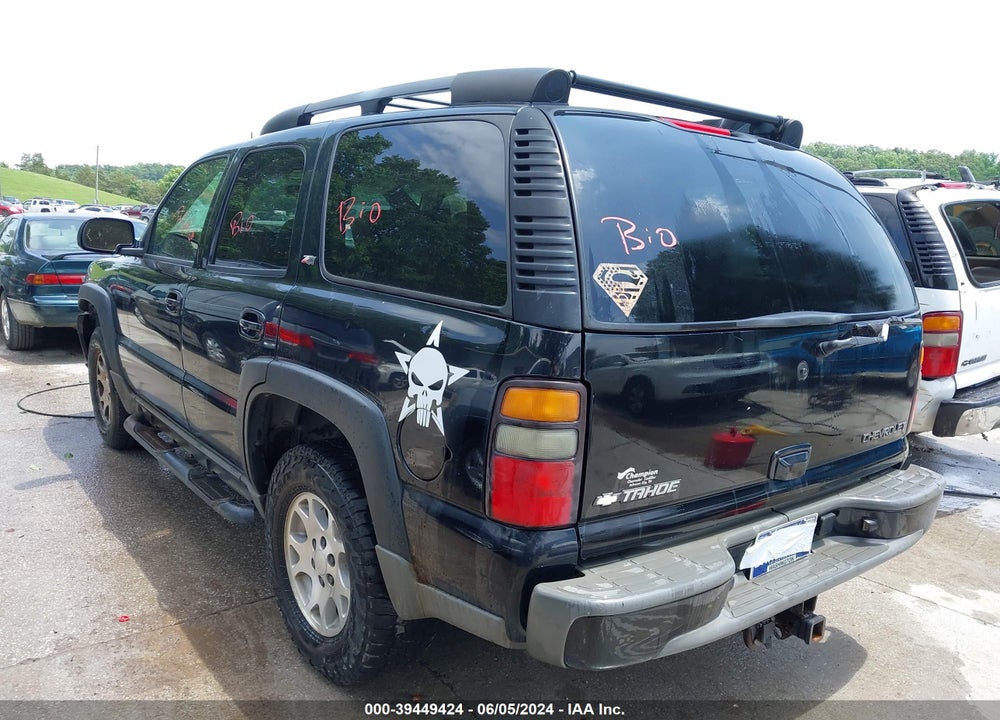 2005 CHEVROLET TAHOE Z71 VIN: 1GNEK13T35R209769