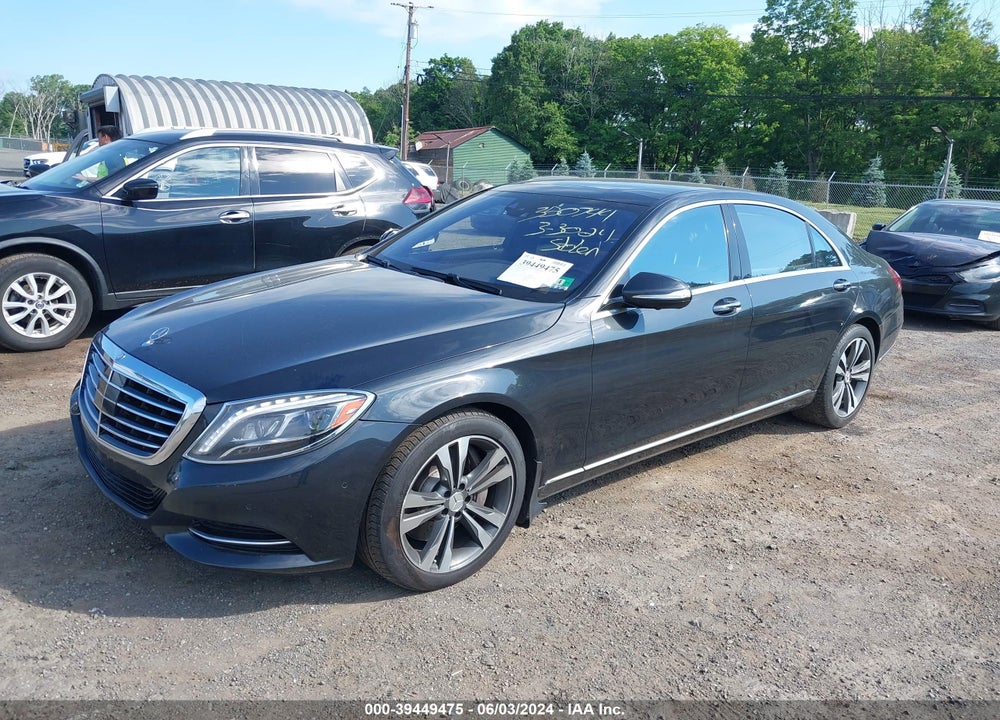 2015 MERCEDES-BENZ S 550 4MATIC VIN: WDDUG8FB7FA124800