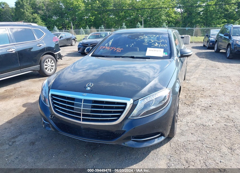 2015 MERCEDES-BENZ S 550 4MATIC VIN: WDDUG8FB7FA124800