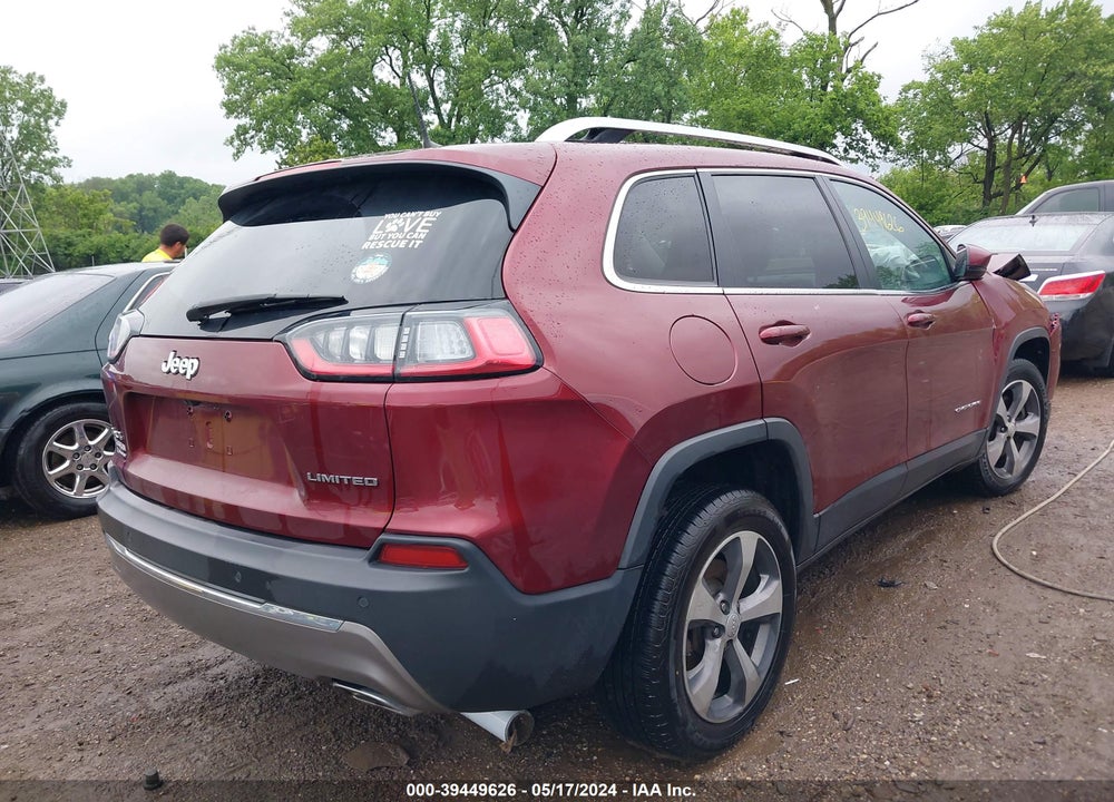 2019 JEEP CHEROKEE LIMITED 4X4 VIN: 1C4PJMDX6KD134727