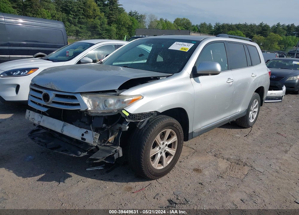 2013 TOYOTA HIGHLANDER SE V6 VIN: 5TDBK3EH4DS210462