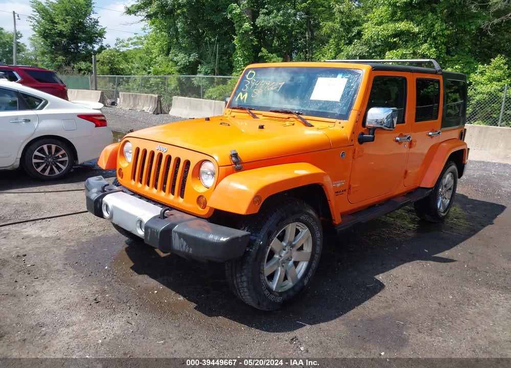 2013 JEEP WRANGLER UNLIMITED SAHARA VIN: 1C4HJWEG8DL551094