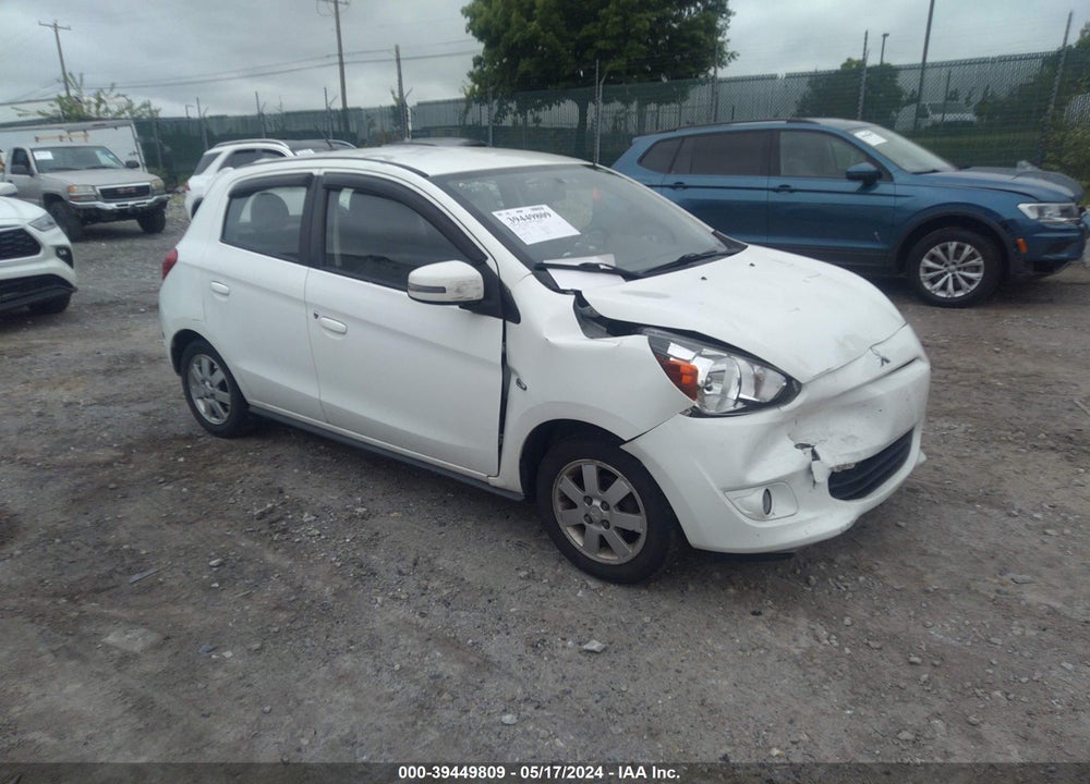 2015 MITSUBISHI MIRAGE ES VIN: ML32A4HJ8FH031424