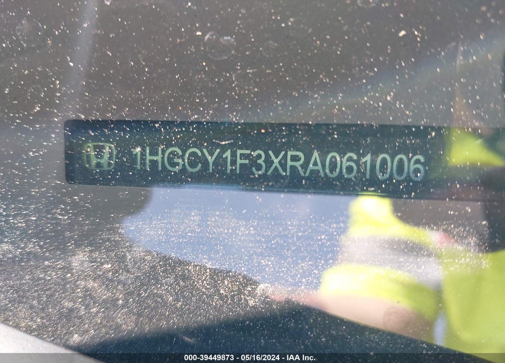 2024 HONDA ACCORD EX VIN: 1HGCY1F3XRA061006