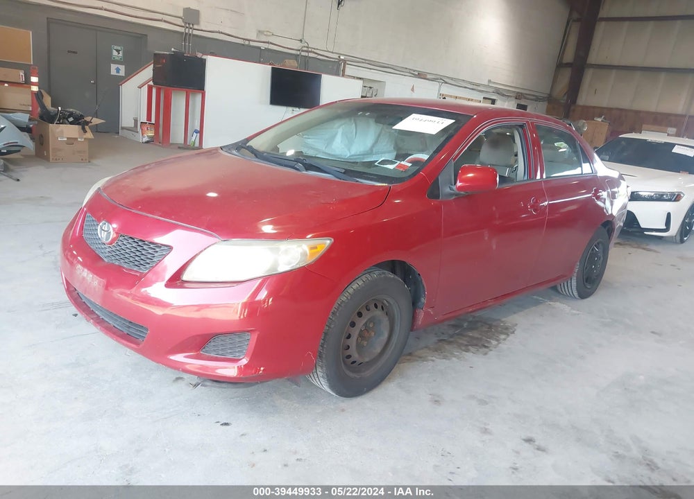 2009 TOYOTA COROLLA LE VIN: 1NXBU40E59Z120927