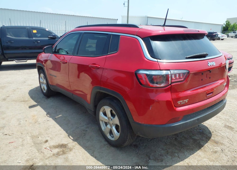 2018 JEEP COMPASS LATITUDE FWD VIN: 3C4NJCBB2JT468657