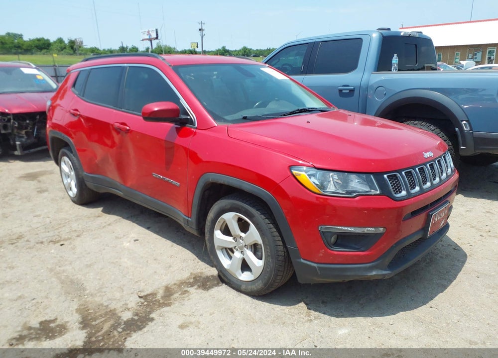 2018 JEEP COMPASS LATITUDE FWD VIN: 3C4NJCBB2JT468657
