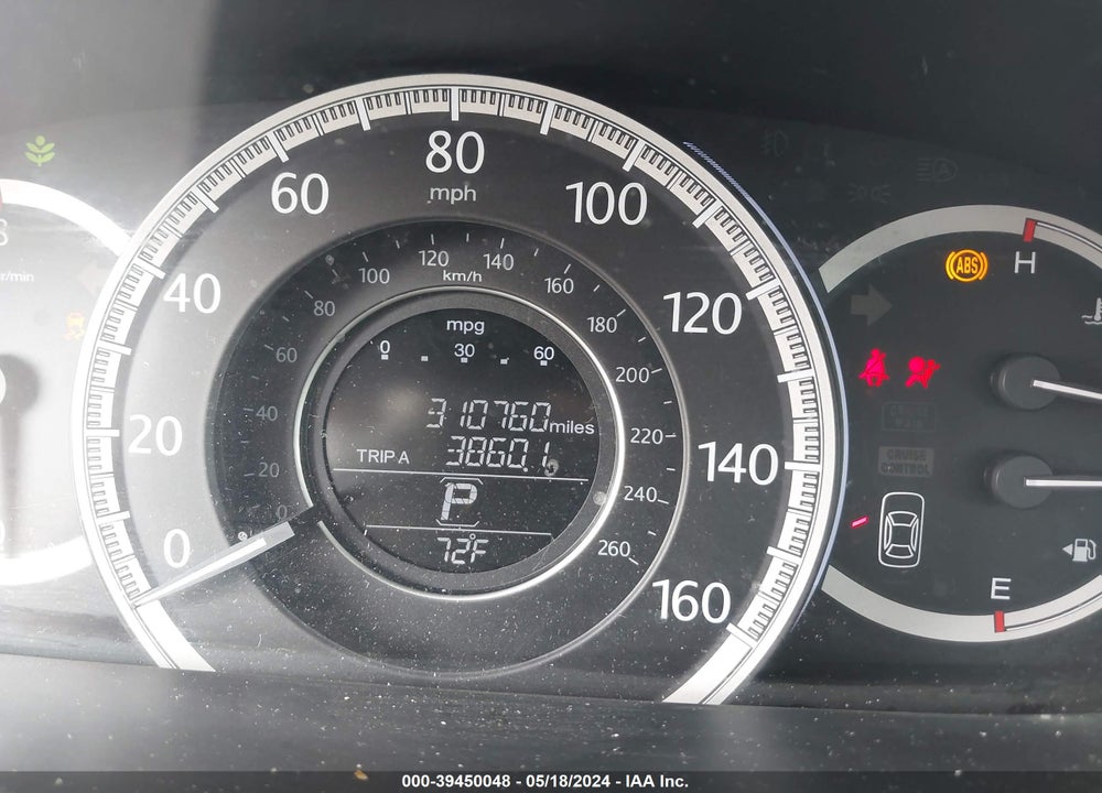 2013 HONDA ACCORD LX VIN: 1HGCR2F39DA207228
