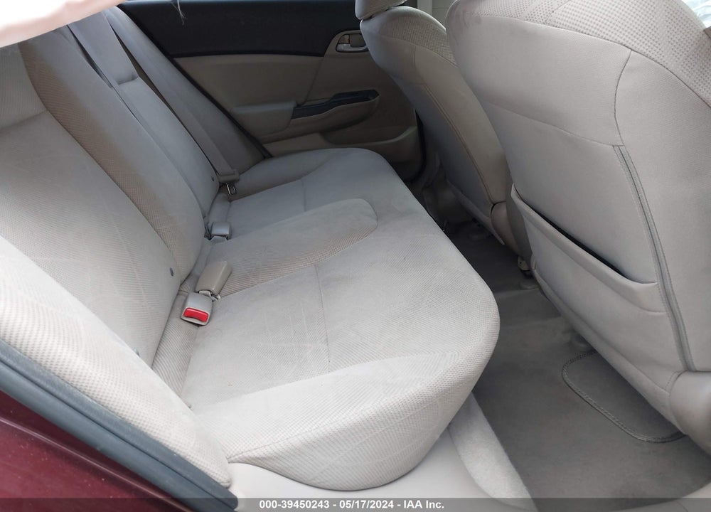 2012 HONDA CIVIC LX VIN: 2HGFB2F55CH508744